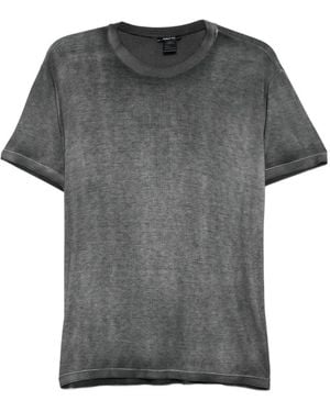 Avant Toi Ribbed T-Shirt - Grey