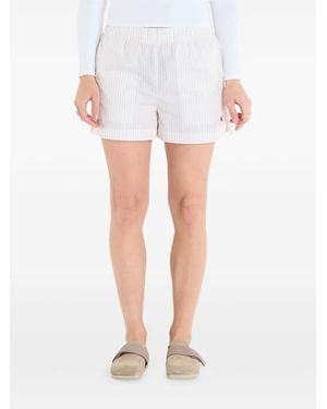 Calvin Klein Elasticated-Waistband Shorts - White