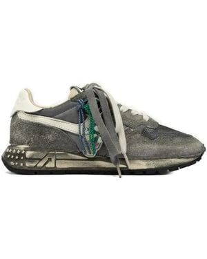 Autry Reelwind Super Vintage Lace-Up Trainers - Green