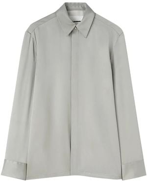 Jil Sander Satin Shirt - Grey