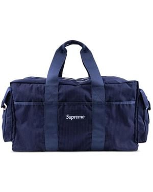 Supreme Ripstop-Reisetasche Mit Box-Logo - Blau