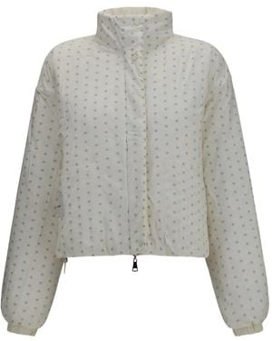 GONGDID DESIGN Reversible Polka-Dot Puffer Jacket - Grey