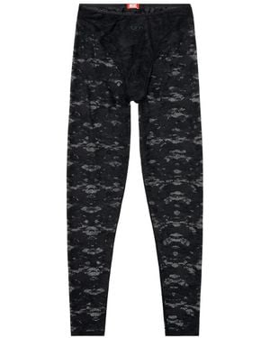 DIESEL Lace Leggings - Black