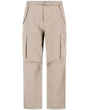 Paul Smith Belted Cargo Trousers - Natural