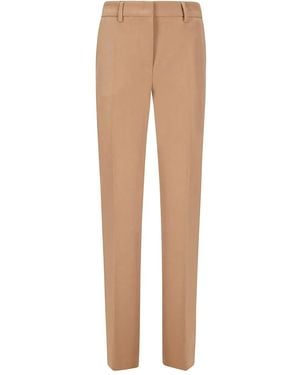 Alberto Biani Pressed-Crease Trousers - Natural