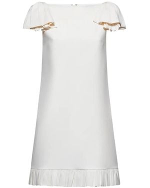 Valentino Garavani Crepe Couture Mini Dress - White