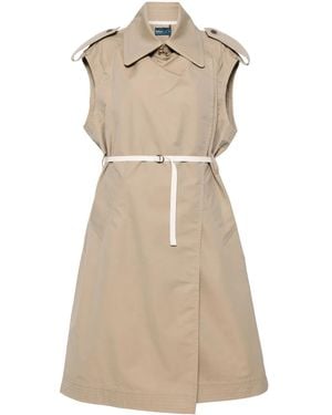 Kolor Sleeveless Coat - Natural
