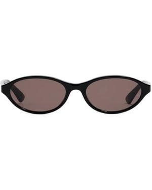 Bimba Y Lola Oval-Frame Sunglasses - Black