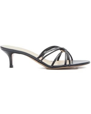 Le Monde Beryl Sofia Strappy Leather Sandals - White