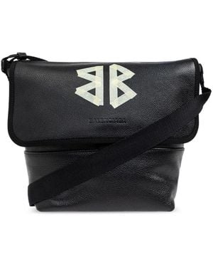Balenciaga Leren Messengertas - Zwart