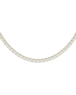 Diamond Essentials Diamond Tennis Necklace - Mettallic