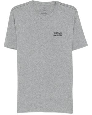 Vissla T-Shirt Cliffside À Imprimé Graphique - Gris