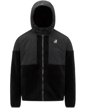 K-Way Samson Hooded Jacket - Black