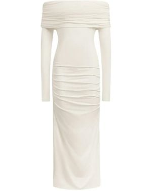 12 STOREEZ Long-Sleeves Dress - White