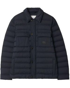 Burberry Nylon Padded Overshirt - Blue