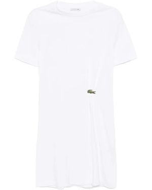 Lacoste Drape Dress - White
