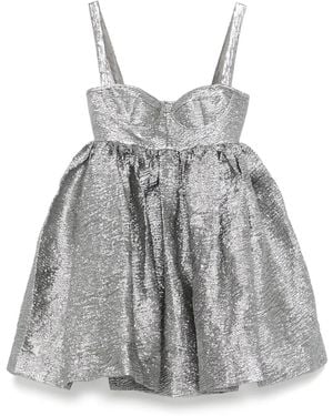 Cecilie Bahnsen Onique Mini Dress - Grey