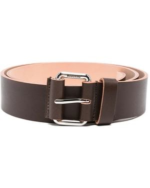 Moschino Schnallengürtel aus Leder - Braun