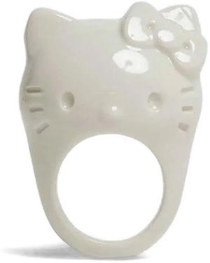 Andres Gallardo Hello Kitty Ring - White