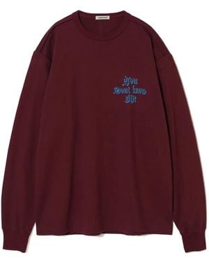 Undercover Cotton Long-Sleeve T-Shirt - Red