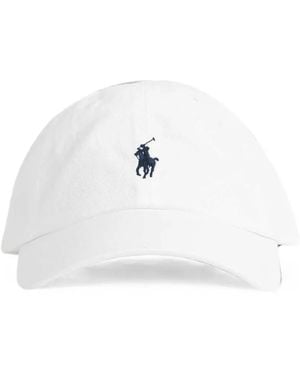 Polo Ralph Lauren Pony-Motif Embroidered Hat - White