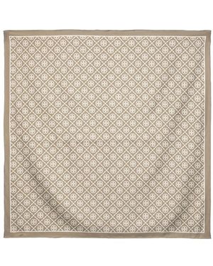 Tory Burch T Monogram シルクスカーフ - ナチュラル