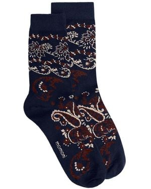Momoní Lokae Jacquard Socks - Blue