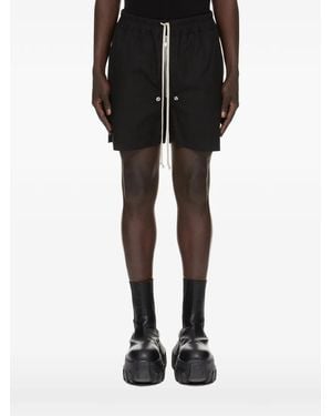 Rick Owens Bela Zip-Front Shorts - Black