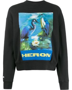 Heron Preston Graphic Print Sweatshirt - Blue