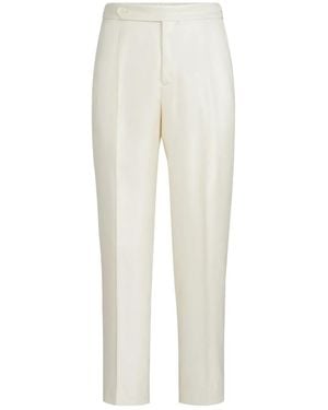 Brunello Cucinelli プリーツ シルクパンツ - ホワイト