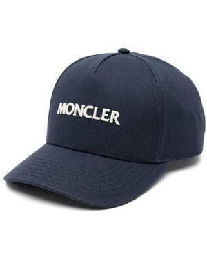 Moncler ロゴ キャップ - ブルー