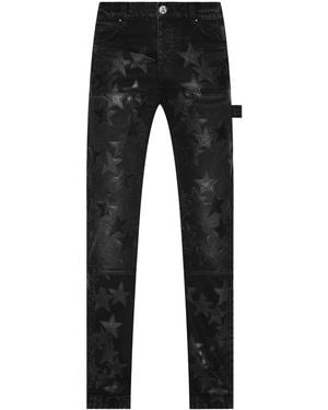 Amiri Chemist Carpenter Star-Patch Jeans - Black
