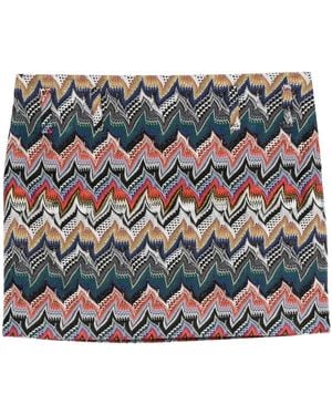 Missoni Wool Blend Mini Skirt - Gray