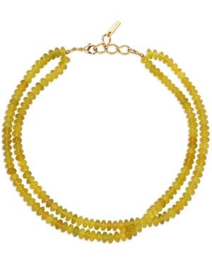 Jennifer Behr Veronica Halskette mit Perlen - Gelb