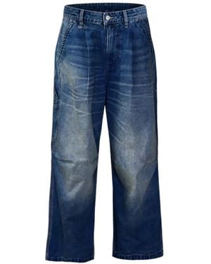 R13 Vaqueros Con Efecto Degradado - Azul