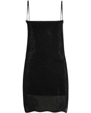 Alexander Wang Mini Slip Dress - Black