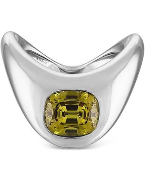 ZAHN-Z Mali Garnet Ring - Metallic