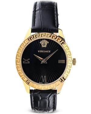 Versace Greca Armbanduhr Mm - Schwarz