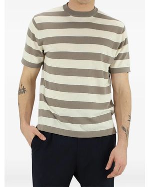 Cruna Nizza Horizontal-Stripe T-Shirt - Natural