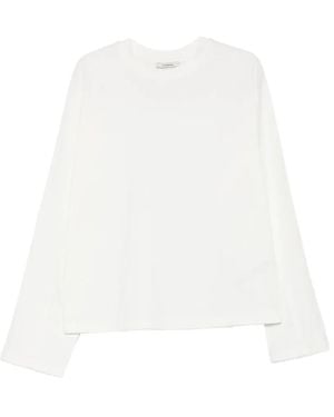 Entire studios Sudadera Con Cuello Redondo - Blanco