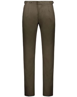 Moorer Pleated Trousers - Grey
