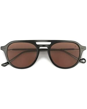 Eyepetizer Namsan Pilot-Frame Sunglasses - Brown