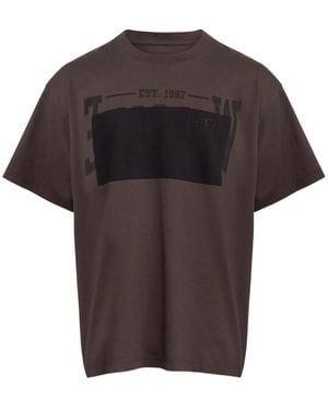 MM6 by Maison Martin Margiela グラフィック Tシャツ - ブラウン