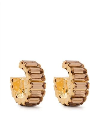 Magda Butrym バゲットカット クリスタル イヤーカフ - メタリック