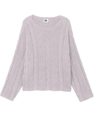 B+ AB Long-Sleeve Sweater - Purple
