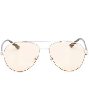 Jimmy Choo Pilot-Frame Sunglasses - Natural