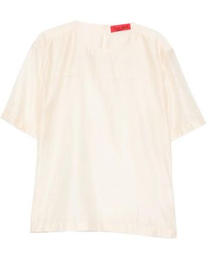 Thelatest Dean Short-Sleeve Top - Natural