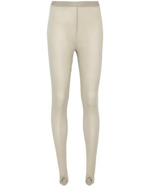 Wardrobe NYC Stirrup Leggings - Natural