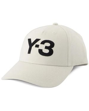 Y-3 Baseballkappe Mit Logo-Stickerei - Weiß
