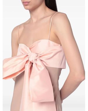 BERNADETTE Vestido largo Bart con detalle de lazo - Rosa